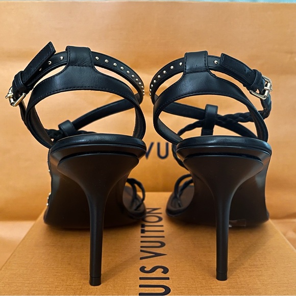 Louis Vuitton Signature Ankle Strap Sandals/Heels - US 6.5 - Picture 6 of 11